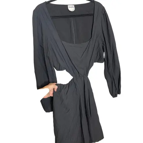 Arula NEW Black Open Back Cut Out Sides Mini Dress Their Size B Plus Size 18/20