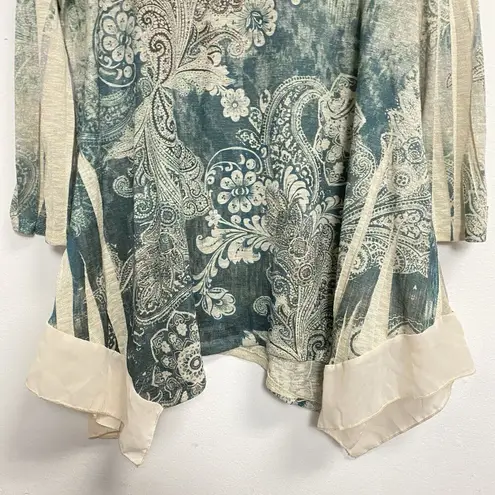 Cal Style Women’s XL Colorful Boho Style Shirt Fairycore Fairy AB Rhinestone