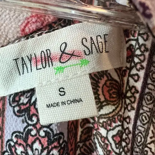 Taylor & Sage Floral Boho Shift Dress