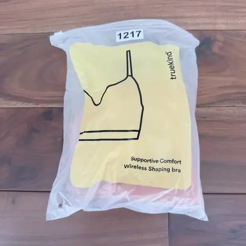 Truekind Supportive Comfort Wireless Shaping Bra Seamless Smooth Fabric Pink L Size L