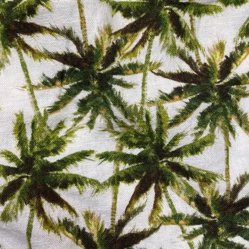 Briggs New York BRIGGS Women’s Palm Tree Tropical Island Linen Blend Shorts Size Medium - Image 16