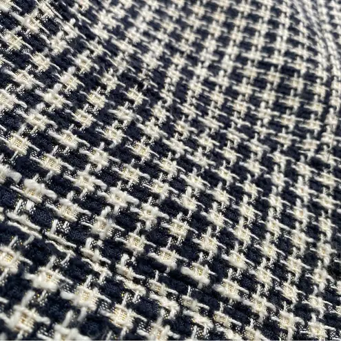 Red Valentino Navy Houndstooth Blazer Blue