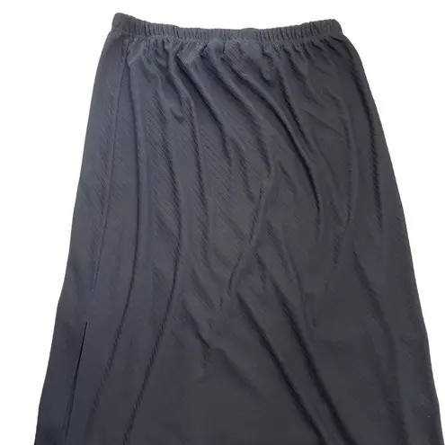 Womans Seperate Skirt Sleeveless Tunic Top Plus Size 2X Vintage u Maggie Mcnaug Black - Image 9