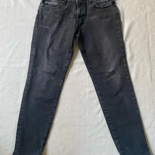 Moussy Black Skinny Jeans Classic Style Size 30
