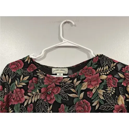 Frazier Lawrence Burnout Long Sleeve Vintage VTG Shirt Medium M