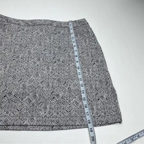 Coral Bay Golf Womens Size 10 Black White Skort Three Pockets Athletic Active