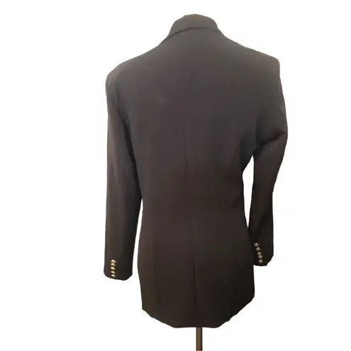 Infinity Store black dressy blazer with gold accent buttons with infinity symbol Size undefined