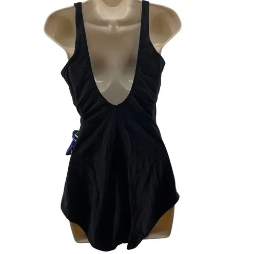 Pineapple Bay Women Swim One Pieces Purple Blue Flower Womens 16 Black