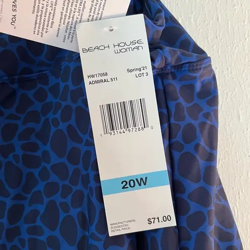 Beach House Swim Skort Hawaiian Hideaway Emma Pull On Swim Skirt Bottom 20W NWT Size undefined