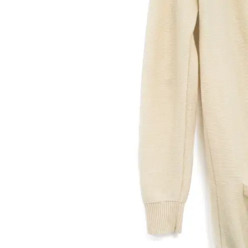 Jenni Kayne Cashmere Silk Blend Lightweight Cream Ivory Cardigan Sweater Top XS