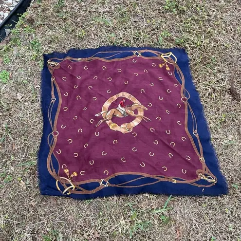 Polo Ralph Lauren Lambswool Equestrian Logo Scarf