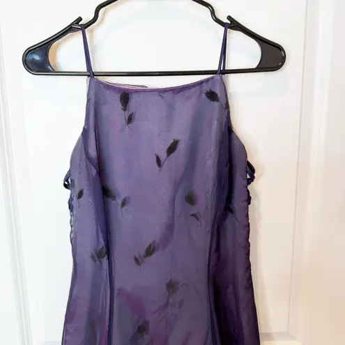 Vintage Morgan & Co Whimsigoth Prom Dress Size 3/4 Y2K 90s HOCO Fairy Grunge Purple