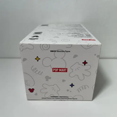 Pop Mart Disney Mickey Family Cute Together Donald Duck Plush Pendant Keychain White