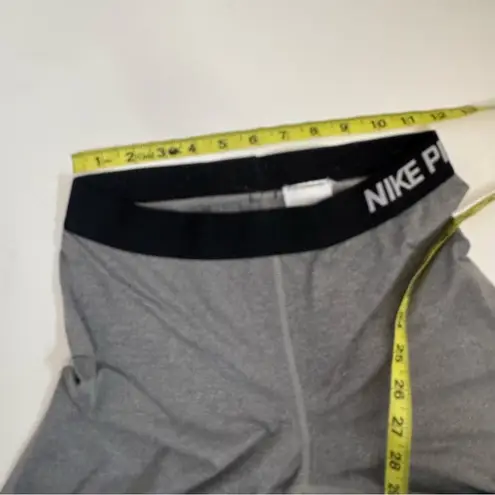 Nike  Womens Pro Warm Training Tights Grey Dark Black 803102-063 Size Medium