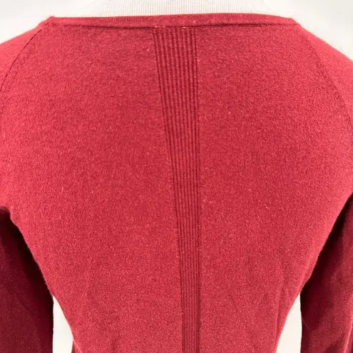 Lululemon  Stand Steady V-Neck Sweater in Deep Rouge