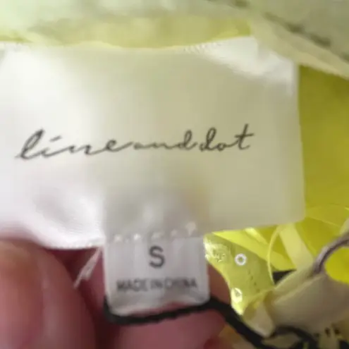 Line and Dot Lime Green Sequin Gown Spaghetti Strap Evening Dress Formal Party