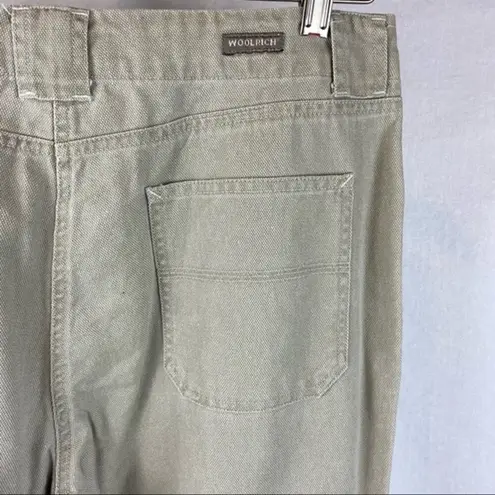 Woolrich Women’s Tan # 1473 Tan Dark Stone 100% Cotton Duck Jeans 10