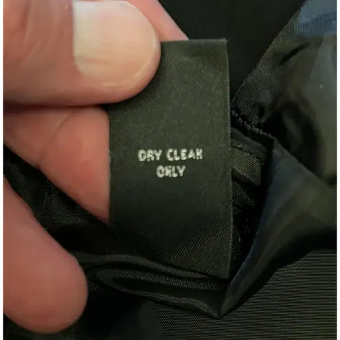 Apostrophe Skirt Womens 10P Black White Trim Petite Pencil Office Work Wear