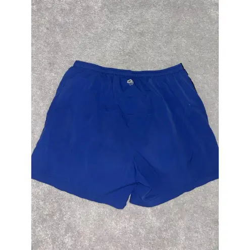 Mountain Hardwear womens shorts blue lined Small Athletic