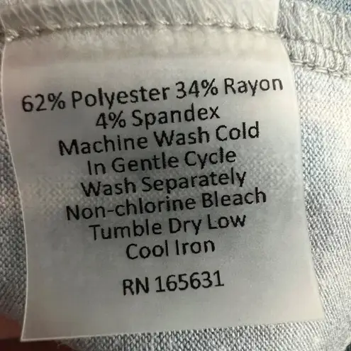 NWT Calme Johnny Was Commuter Short Skirt Rain Blue Tie Dye Athletic XS