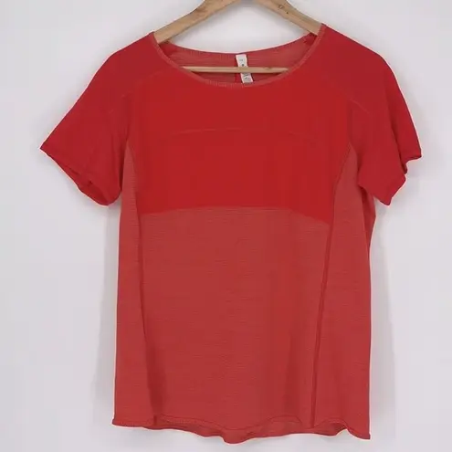 Lululemon  Run: Fast Track Short Sleeve Top Love Red Size 12