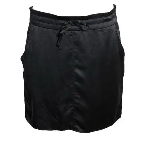 Emerson Fry Black Silk Skirt Size 2 Pockets