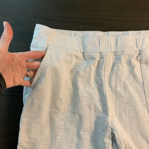 Escape by Habitat Clothes Womens Crop Pants Size M Resortwear Cruise Vacation Gray Size M