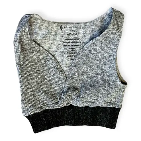 Free People Movement FP Movement Womens grey “shakti” sports bra