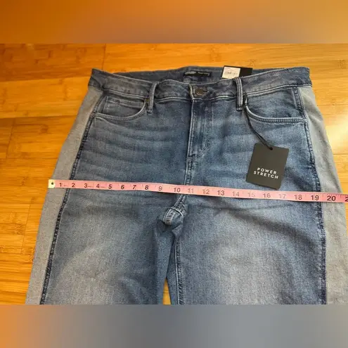 Simply Vera By Vera Wang Deven Jeans Straight Mid Rise Stretch Blue Women Sz 12