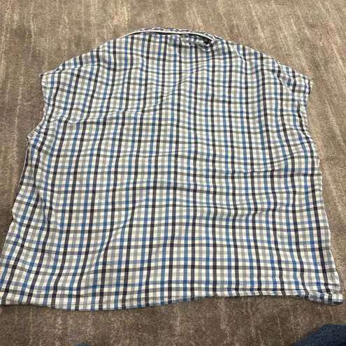 Diesel  Blue and White Gingham Shirt