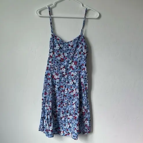 Calvin Klein Jeans Calvin Klein Blue Floral Spaghetti Strap Dress Women’s Size Small NWT