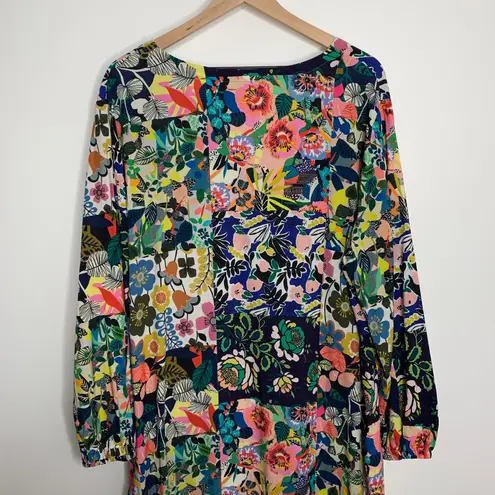 Johnny Was Layla Maxi Cover-Up with Puff Sleeves women’s XXL