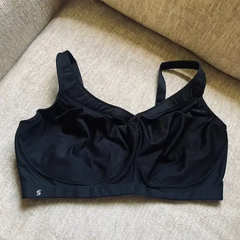 Glamorise Women's Full Figure MagicLift Plus Size Seamless Wirefree Back Close Sports Bra #1006