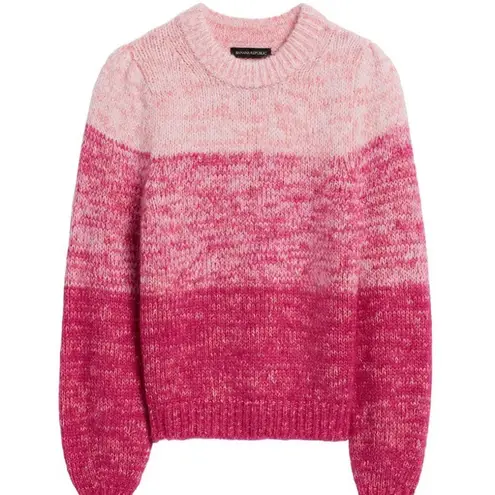 Banana Republic pink ombré sweater