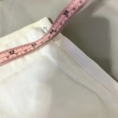 MLM Valentine ruffle shorts white linen shorts size small