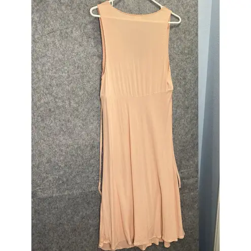 Wilfred Blush Pink Slip Dress Size L Minimalist Fairy Aritzia Midi