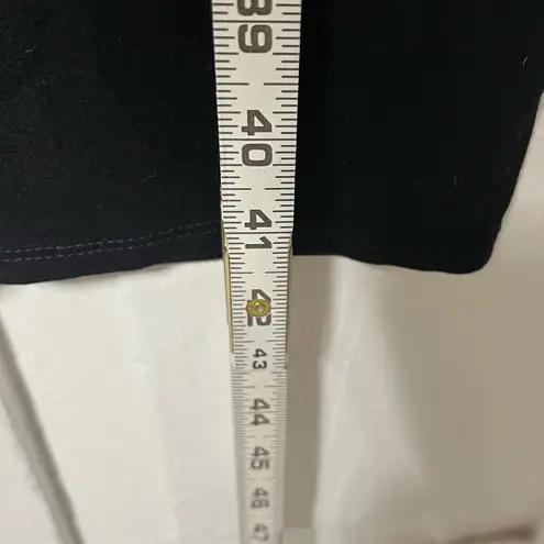 Storq Black comfiest modal spandex black midi tshirt dress size small