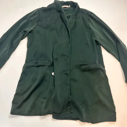 Silk Laundry Relaxed blazer Size Medium Green