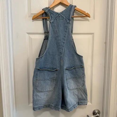 Like New Vintage Polo Jeans Co Ralph Lauren Overall Shorts Blue