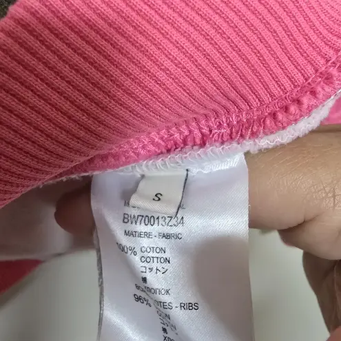 Givenchy Flower Printed Cotton Jersey Sweatshirt In Pink Sz S Luxury Designer