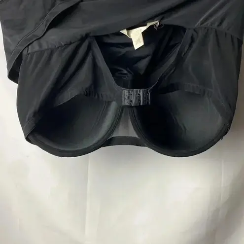 Avenue BODY WO SIZE 46C BLACK CAMI WITH FULL UNDERWIRE BRA POLY SPANDEX …