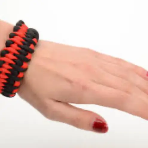 Survival Outdoor Secure Line 550 Nylon Woven Paracord Unisex Braid Brace… Orange