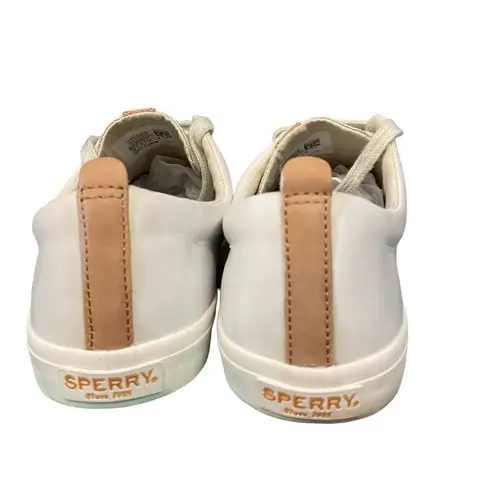 Sperry  Top-Sider Captains‎ Leather Sneakers Shoes Lace Up Size 9 White Athletic