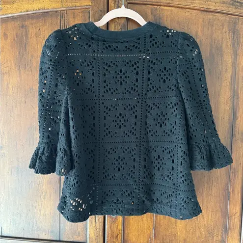 See By Chloe See By Chloé | Black Eyelet Top | S