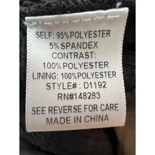 Hers & Mine Smocked Bubble Ballet Black Mini Dress Size: Small New with Tags