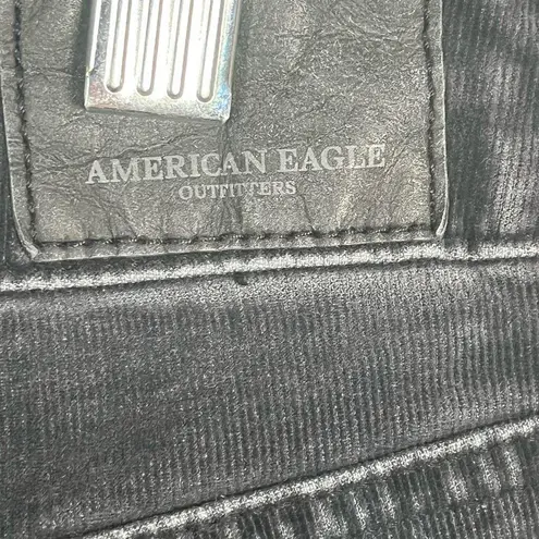 American Eagle  Black HiRise Jeggings Corduroy Jeans
