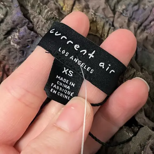 Current Air NWT Rainbow One Shoulder Smocked Waist Dress