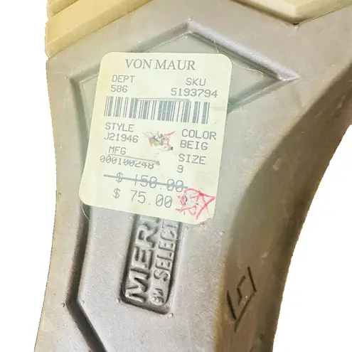 Merrell Sirah Lattice Wedge Sandal Prairie Brown Leather Walking Shoes Size 9