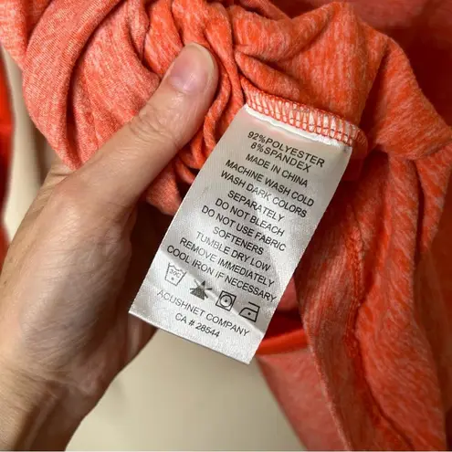 FootJoy Full Zip Jacket Mid Layer Women Season Style Heathered Orange FJ Medium