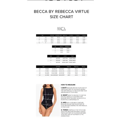 Becca By Rebecca Virtue Black M E-Cup (DD-CUP) Ladder Back Bralette Bikini Top